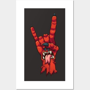 Devil Horns Posters and Art